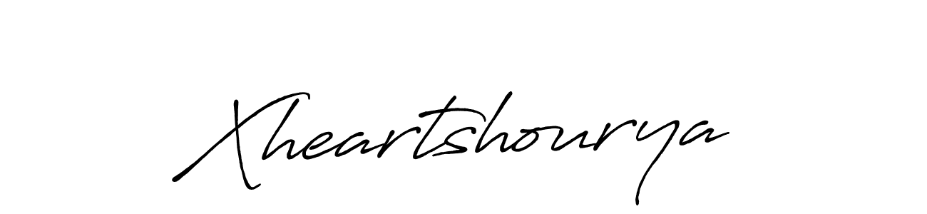 Similarly Antro_Vectra_Bolder is the best handwritten signature design. Signature creator online .You can use it as an online autograph creator for name Xheartshourya. Xheartshourya signature style 7 images and pictures png
