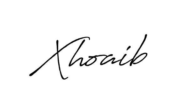 Also we have Xhoaib name is the best signature style. Create professional handwritten signature collection using Antro_Vectra_Bolder autograph style. Xhoaib signature style 7 images and pictures png