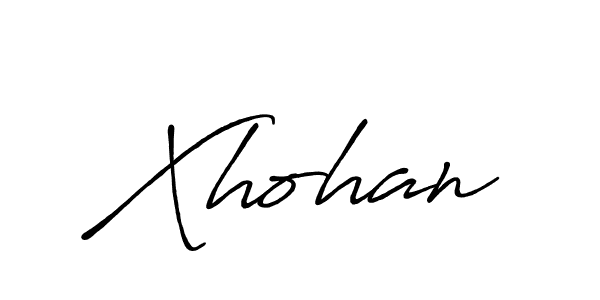 The best way (Antro_Vectra_Bolder) to make a short signature is to pick only two or three words in your name. The name Xhohan include a total of six letters. For converting this name. Xhohan signature style 7 images and pictures png