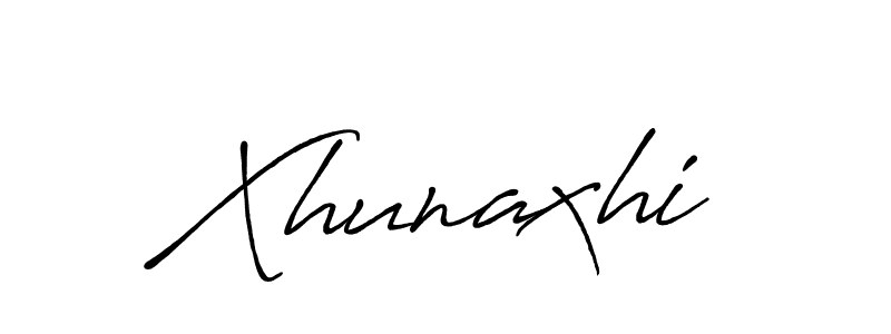 Make a beautiful signature design for name Xhunaxhi. With this signature (Antro_Vectra_Bolder) style, you can create a handwritten signature for free. Xhunaxhi signature style 7 images and pictures png