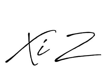 How to Draw Xi Z signature style? Antro_Vectra_Bolder is a latest design signature styles for name Xi Z. Xi Z signature style 7 images and pictures png