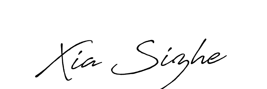 Use a signature maker to create a handwritten signature online. With this signature software, you can design (Antro_Vectra_Bolder) your own signature for name Xia Sizhe. Xia Sizhe signature style 7 images and pictures png