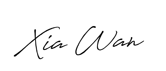 Similarly Antro_Vectra_Bolder is the best handwritten signature design. Signature creator online .You can use it as an online autograph creator for name Xia Wan. Xia Wan signature style 7 images and pictures png