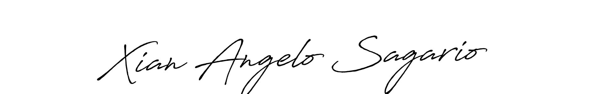 Similarly Antro_Vectra_Bolder is the best handwritten signature design. Signature creator online .You can use it as an online autograph creator for name Xian Angelo Sagario. Xian Angelo Sagario signature style 7 images and pictures png