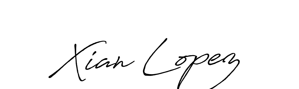 Also You can easily find your signature by using the search form. We will create Xian Lopez name handwritten signature images for you free of cost using Antro_Vectra_Bolder sign style. Xian Lopez signature style 7 images and pictures png