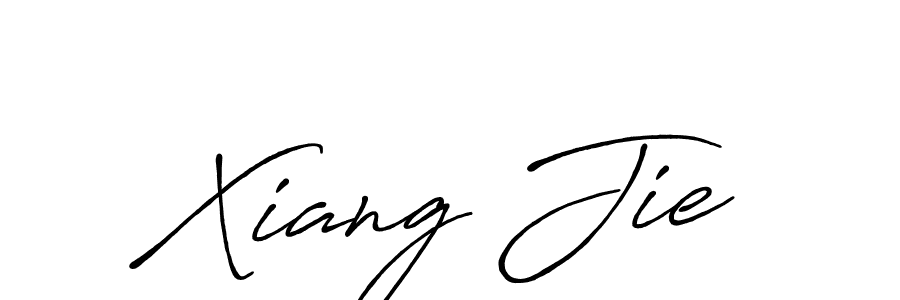 The best way (Antro_Vectra_Bolder) to make a short signature is to pick only two or three words in your name. The name Xiang Jie include a total of six letters. For converting this name. Xiang Jie signature style 7 images and pictures png