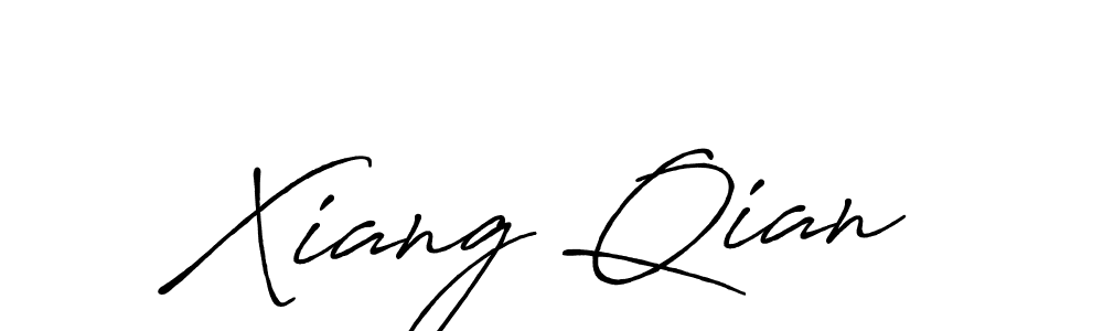 Create a beautiful signature design for name Xiang Qian. With this signature (Antro_Vectra_Bolder) fonts, you can make a handwritten signature for free. Xiang Qian signature style 7 images and pictures png