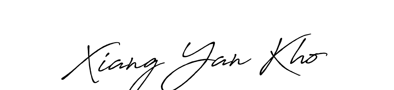Once you've used our free online signature maker to create your best signature Antro_Vectra_Bolder style, it's time to enjoy all of the benefits that Xiang Yan Kho name signing documents. Xiang Yan Kho signature style 7 images and pictures png