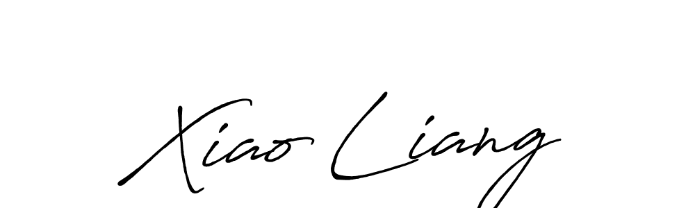 How to make Xiao Liang name signature. Use Antro_Vectra_Bolder style for creating short signs online. This is the latest handwritten sign. Xiao Liang signature style 7 images and pictures png