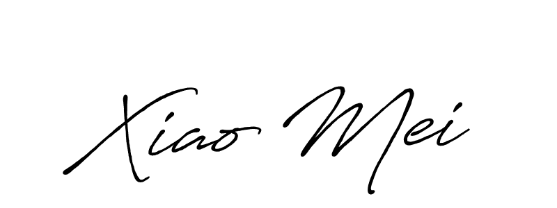 Similarly Antro_Vectra_Bolder is the best handwritten signature design. Signature creator online .You can use it as an online autograph creator for name Xiao Mei. Xiao Mei signature style 7 images and pictures png