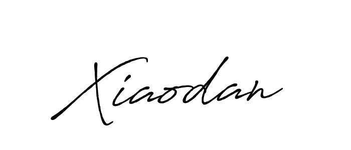 Xiaodan stylish signature style. Best Handwritten Sign (Antro_Vectra_Bolder) for my name. Handwritten Signature Collection Ideas for my name Xiaodan. Xiaodan signature style 7 images and pictures png