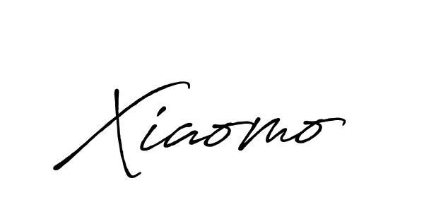 Design your own signature with our free online signature maker. With this signature software, you can create a handwritten (Antro_Vectra_Bolder) signature for name Xiaomo. Xiaomo signature style 7 images and pictures png