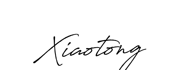 How to make Xiaotong signature? Antro_Vectra_Bolder is a professional autograph style. Create handwritten signature for Xiaotong name. Xiaotong signature style 7 images and pictures png