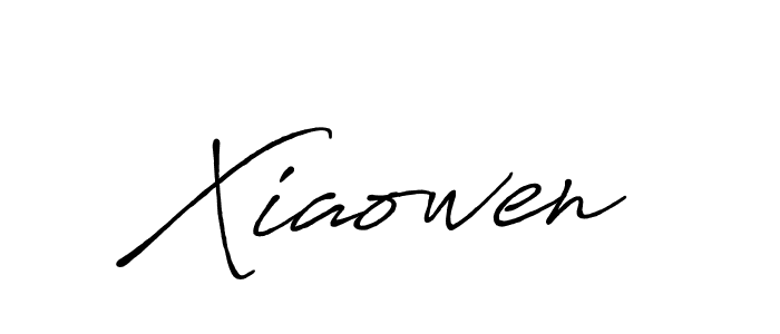 Similarly Antro_Vectra_Bolder is the best handwritten signature design. Signature creator online .You can use it as an online autograph creator for name Xiaowen. Xiaowen signature style 7 images and pictures png