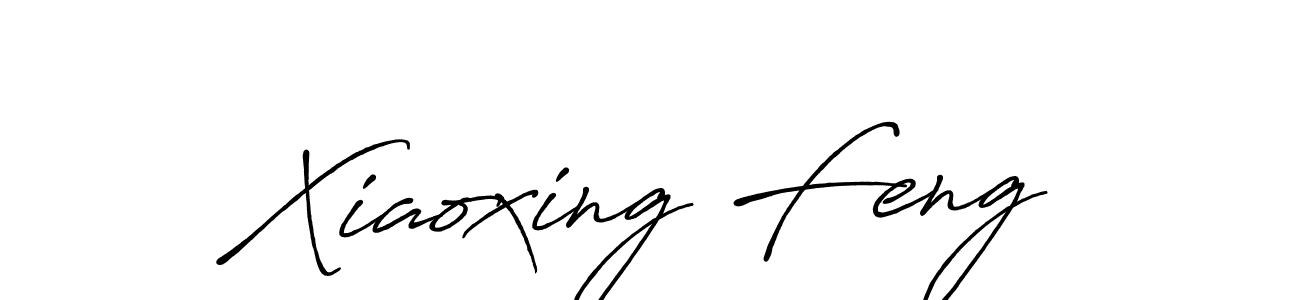 Create a beautiful signature design for name Xiaoxing Feng. With this signature (Antro_Vectra_Bolder) fonts, you can make a handwritten signature for free. Xiaoxing Feng signature style 7 images and pictures png