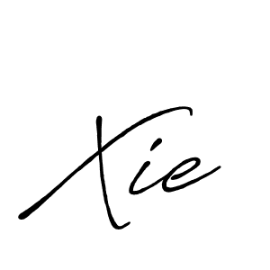 Create a beautiful signature design for name Xie. With this signature (Antro_Vectra_Bolder) fonts, you can make a handwritten signature for free. Xie signature style 7 images and pictures png