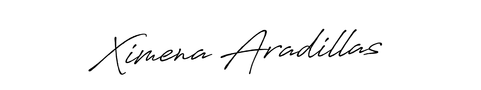 Ximena Aradillas stylish signature style. Best Handwritten Sign (Antro_Vectra_Bolder) for my name. Handwritten Signature Collection Ideas for my name Ximena Aradillas. Ximena Aradillas signature style 7 images and pictures png