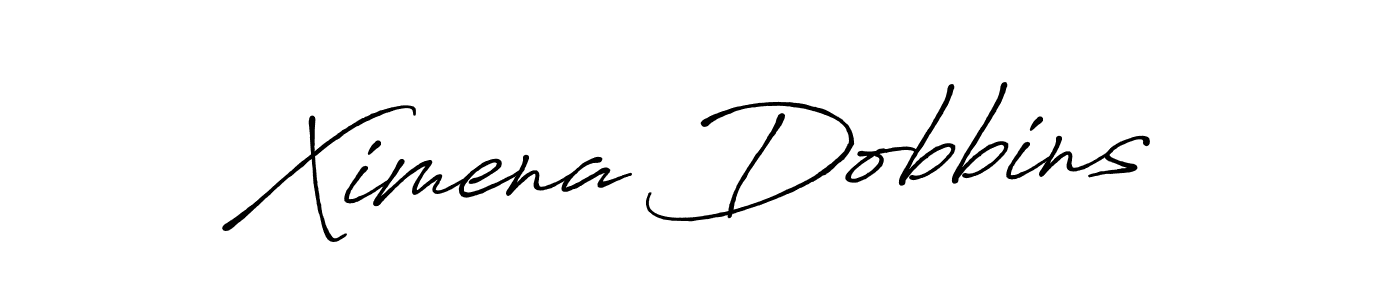 The best way (Antro_Vectra_Bolder) to make a short signature is to pick only two or three words in your name. The name Ximena Dobbins include a total of six letters. For converting this name. Ximena Dobbins signature style 7 images and pictures png