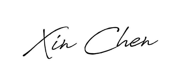 Design your own signature with our free online signature maker. With this signature software, you can create a handwritten (Antro_Vectra_Bolder) signature for name Xin Chen. Xin Chen signature style 7 images and pictures png
