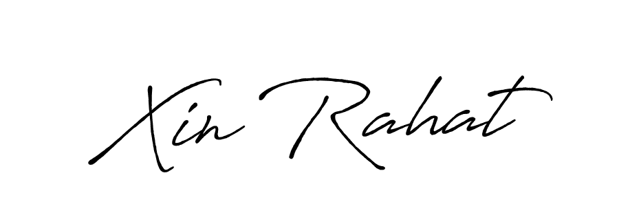Also You can easily find your signature by using the search form. We will create Xin Rahat name handwritten signature images for you free of cost using Antro_Vectra_Bolder sign style. Xin Rahat signature style 7 images and pictures png