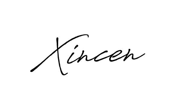 Use a signature maker to create a handwritten signature online. With this signature software, you can design (Antro_Vectra_Bolder) your own signature for name Xincen. Xincen signature style 7 images and pictures png