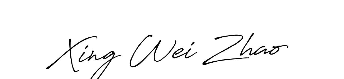 How to Draw Xing Wei Zhao signature style? Antro_Vectra_Bolder is a latest design signature styles for name Xing Wei Zhao. Xing Wei Zhao signature style 7 images and pictures png