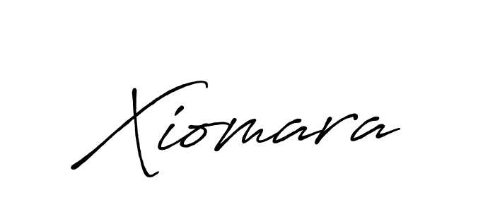 Create a beautiful signature design for name Xiomara. With this signature (Antro_Vectra_Bolder) fonts, you can make a handwritten signature for free. Xiomara signature style 7 images and pictures png