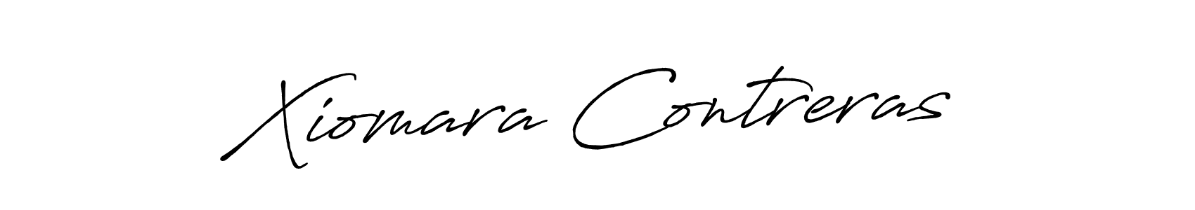 Use a signature maker to create a handwritten signature online. With this signature software, you can design (Antro_Vectra_Bolder) your own signature for name Xiomara Contreras. Xiomara Contreras signature style 7 images and pictures png