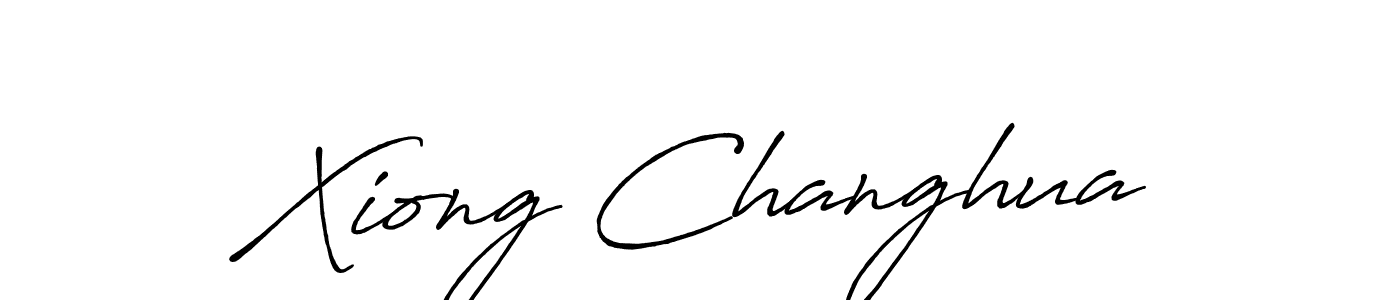 It looks lik you need a new signature style for name Xiong Changhua. Design unique handwritten (Antro_Vectra_Bolder) signature with our free signature maker in just a few clicks. Xiong Changhua signature style 7 images and pictures png