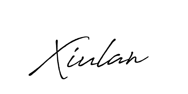 Design your own signature with our free online signature maker. With this signature software, you can create a handwritten (Antro_Vectra_Bolder) signature for name Xiulan. Xiulan signature style 7 images and pictures png