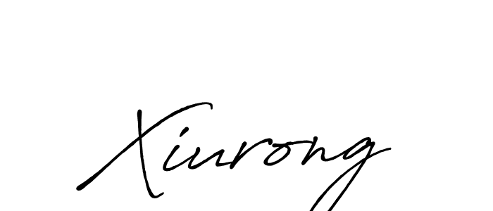 Similarly Antro_Vectra_Bolder is the best handwritten signature design. Signature creator online .You can use it as an online autograph creator for name Xiurong. Xiurong signature style 7 images and pictures png