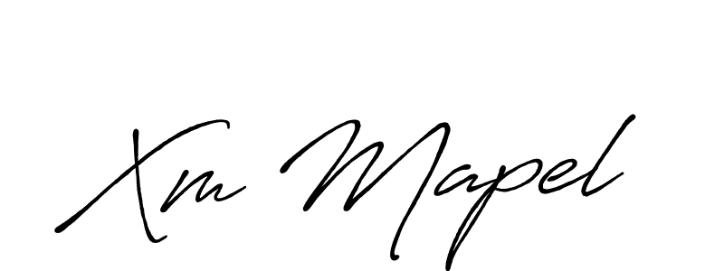 The best way (Antro_Vectra_Bolder) to make a short signature is to pick only two or three words in your name. The name Xm Mapel include a total of six letters. For converting this name. Xm Mapel signature style 7 images and pictures png