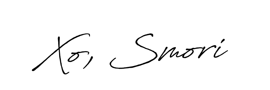 It looks lik you need a new signature style for name Xo, Smori. Design unique handwritten (Antro_Vectra_Bolder) signature with our free signature maker in just a few clicks. Xo, Smori signature style 7 images and pictures png