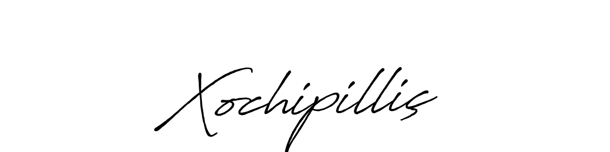 The best way (Antro_Vectra_Bolder) to make a short signature is to pick only two or three words in your name. The name Xochipilliç include a total of six letters. For converting this name. Xochipilliç signature style 7 images and pictures png