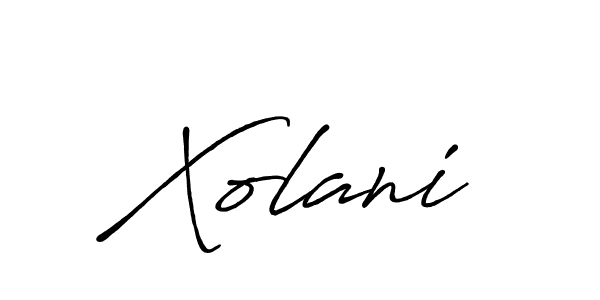 Make a beautiful signature design for name Xolani. With this signature (Antro_Vectra_Bolder) style, you can create a handwritten signature for free. Xolani signature style 7 images and pictures png