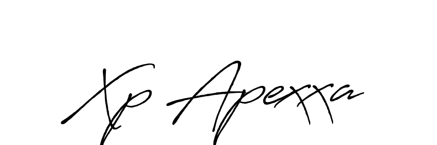 Similarly Antro_Vectra_Bolder is the best handwritten signature design. Signature creator online .You can use it as an online autograph creator for name Xp Apexxa. Xp Apexxa signature style 7 images and pictures png