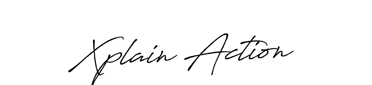 It looks lik you need a new signature style for name Xplain Action. Design unique handwritten (Antro_Vectra_Bolder) signature with our free signature maker in just a few clicks. Xplain Action signature style 7 images and pictures png