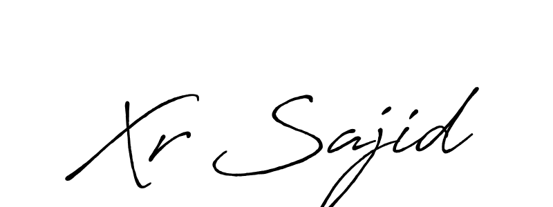 This is the best signature style for the Xr Sajid name. Also you like these signature font (Antro_Vectra_Bolder). Mix name signature. Xr Sajid signature style 7 images and pictures png