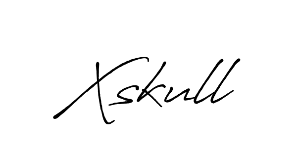 How to Draw Xskull signature style? Antro_Vectra_Bolder is a latest design signature styles for name Xskull. Xskull signature style 7 images and pictures png