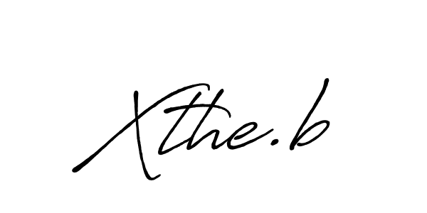 Make a beautiful signature design for name Xthe.b. Use this online signature maker to create a handwritten signature for free. Xthe.b signature style 7 images and pictures png