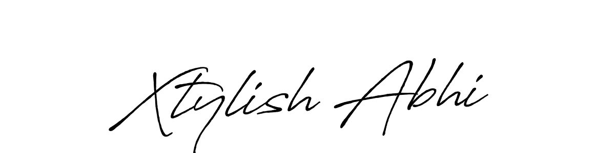 Make a beautiful signature design for name Xtylish Abhi. Use this online signature maker to create a handwritten signature for free. Xtylish Abhi signature style 7 images and pictures png