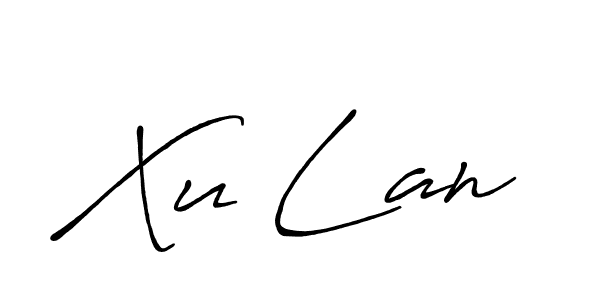 The best way (Antro_Vectra_Bolder) to make a short signature is to pick only two or three words in your name. The name Xu Lan include a total of six letters. For converting this name. Xu Lan signature style 7 images and pictures png