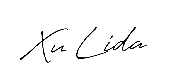 It looks lik you need a new signature style for name Xu Lida. Design unique handwritten (Antro_Vectra_Bolder) signature with our free signature maker in just a few clicks. Xu Lida signature style 7 images and pictures png