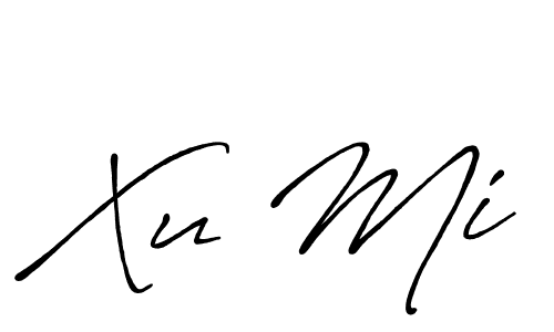 You should practise on your own different ways (Antro_Vectra_Bolder) to write your name (Xu Mi) in signature. don't let someone else do it for you. Xu Mi signature style 7 images and pictures png