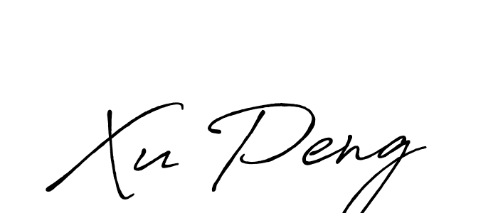 It looks lik you need a new signature style for name Xu Peng. Design unique handwritten (Antro_Vectra_Bolder) signature with our free signature maker in just a few clicks. Xu Peng signature style 7 images and pictures png