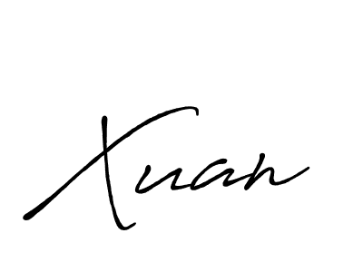 The best way (Antro_Vectra_Bolder) to make a short signature is to pick only two or three words in your name. The name Xuan include a total of six letters. For converting this name. Xuan signature style 7 images and pictures png