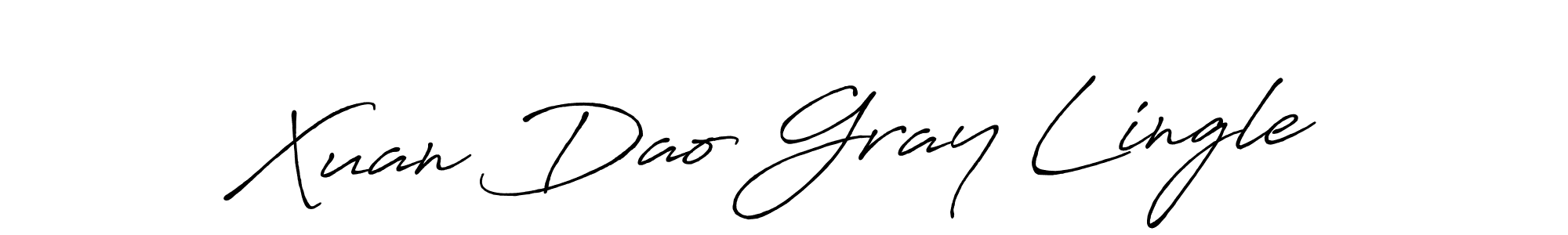 Once you've used our free online signature maker to create your best signature Antro_Vectra_Bolder style, it's time to enjoy all of the benefits that Xuan Dao Gray Lingle name signing documents. Xuan Dao Gray Lingle signature style 7 images and pictures png