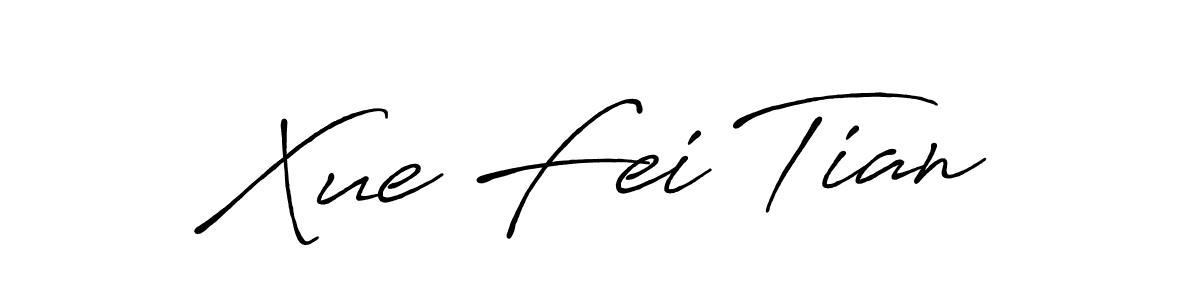 It looks lik you need a new signature style for name Xue Fei Tian. Design unique handwritten (Antro_Vectra_Bolder) signature with our free signature maker in just a few clicks. Xue Fei Tian signature style 7 images and pictures png