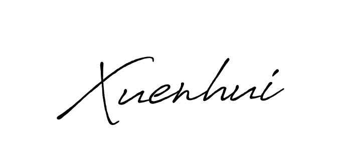 Make a beautiful signature design for name Xuenhui. With this signature (Antro_Vectra_Bolder) style, you can create a handwritten signature for free. Xuenhui signature style 7 images and pictures png
