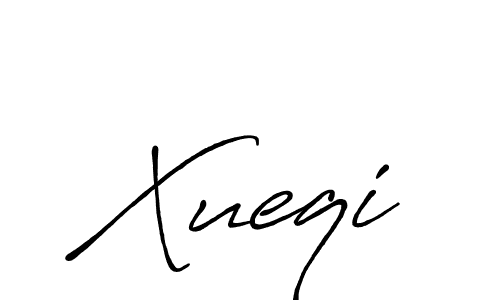 Xueqi stylish signature style. Best Handwritten Sign (Antro_Vectra_Bolder) for my name. Handwritten Signature Collection Ideas for my name Xueqi. Xueqi signature style 7 images and pictures png